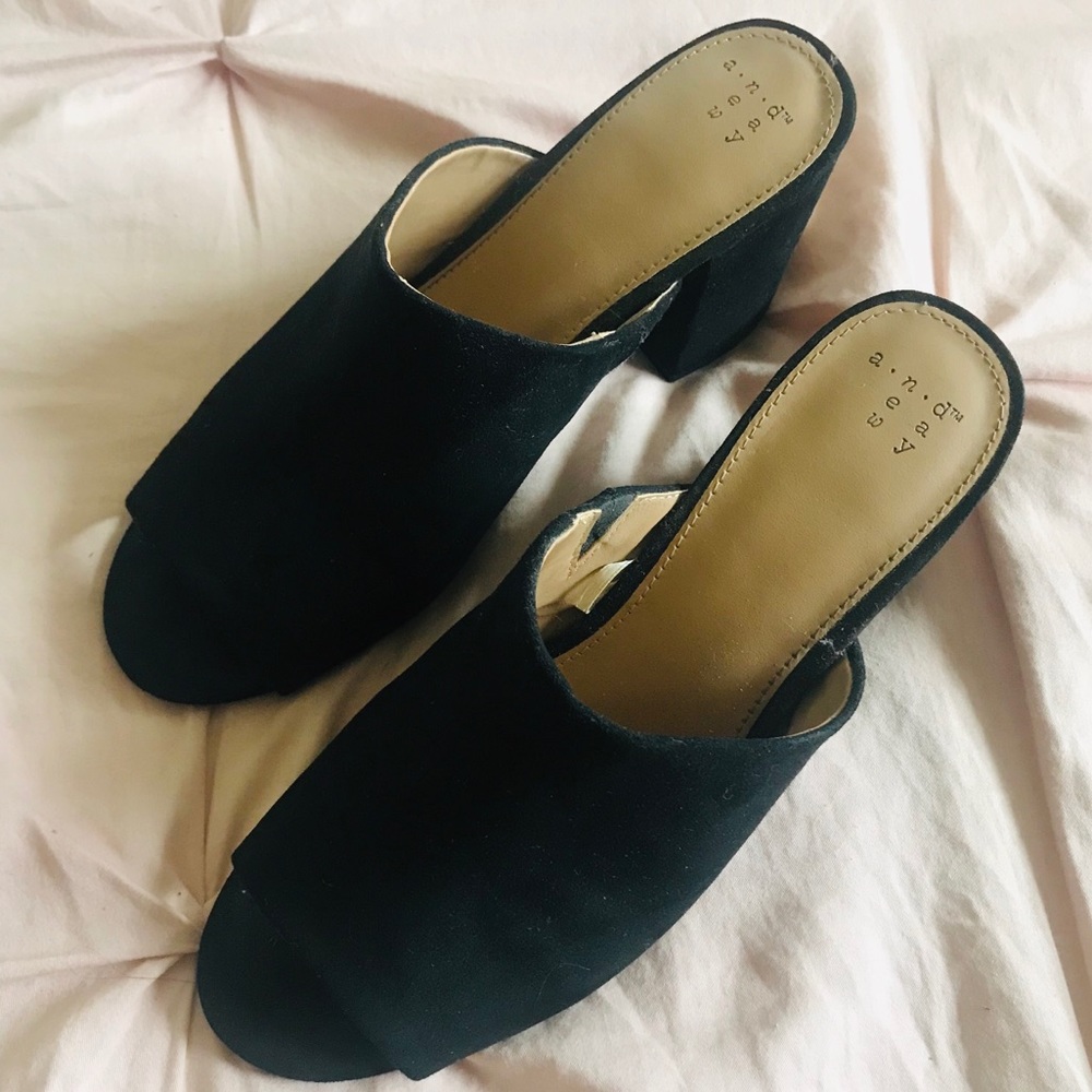 Black heels